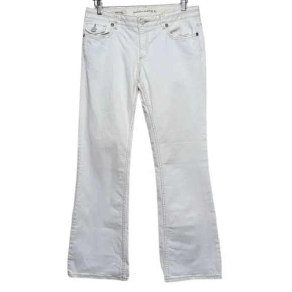 Banana Republic Womens 10 Stretch Boot Cut Cowgirl Low Rise Jeans - Picture 1 of 15